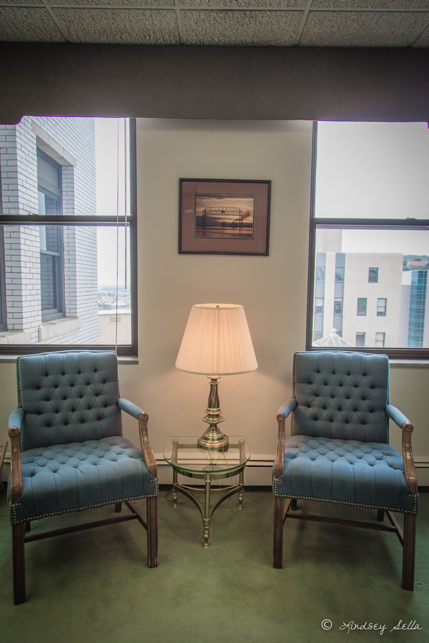 Waiting area in the Duluth Trial Lawyers office